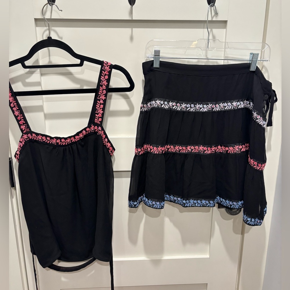 French Connection Tank & Skirt Set